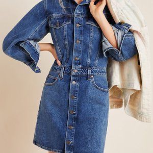 AGOLDE Anthropologie Denim Dress size 8 fits 6